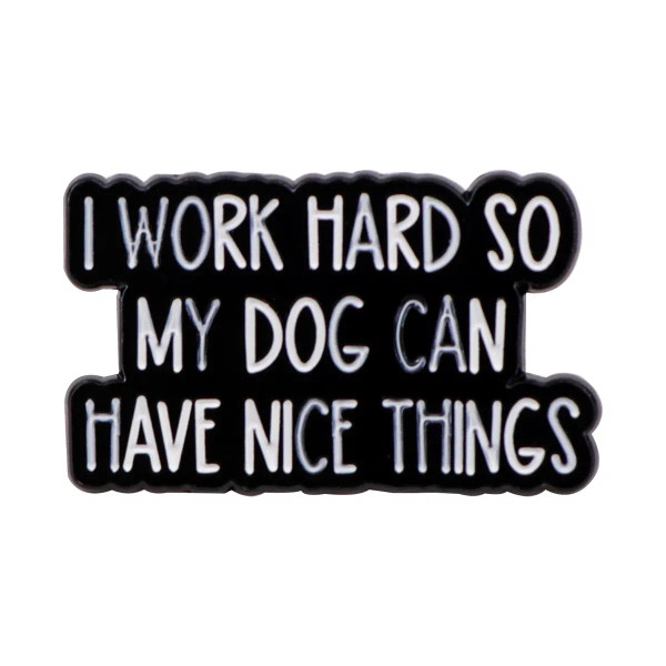 Metal Gold-Color - Cartoon Duck Possum Quotation Lapel Pins For Backpack Metal Enamel Pin Brooch On Clothes Men Women Badges Accessories Gift By WTB