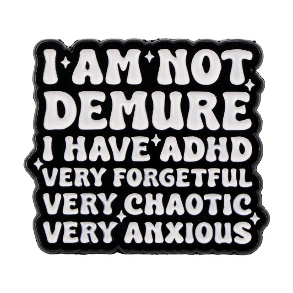 Metal Antique Bronze Plated - Funny Quotes Enamel Pins Skeleton Women'S Brooches Men Lapel Pins Badge On Backpack Costume Accessories Phrase Jewelry Gifts By WTB