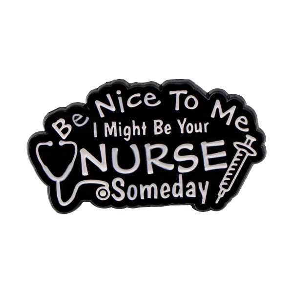 Metal Titanium Plated - Funny Quotes Enamel Pins Skeleton Women'S Brooches Men Lapel Pins Badge On Backpack Costume Accessories Phrase Jewelry Gifts By WTB