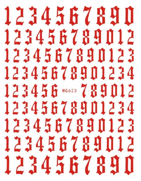 Nickel-Free White - 1Pcs New English Alphabet Nail Stickers Multi-Color Laser Reflective Nail Slider Art Cool Text Nail Kit By WTB