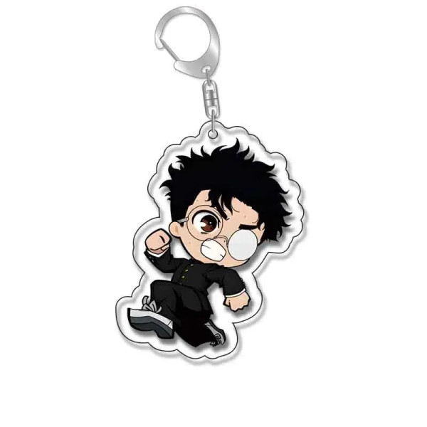 White - Anime Dandadan Momocute Cartoon Key Ring Keychain Jewelry Girl Pendant Fashion Children Gift Accessories Bag Charms Acrylic By WTB