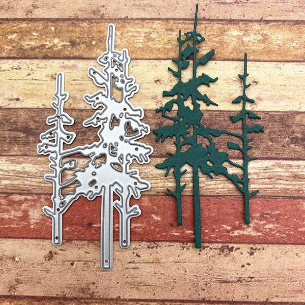 Christmas Tree Metal Cut Dies Stencils For Scrapbooking Stamp/Photo Album Decorative Embossing Diy Paper Cards By WTB
