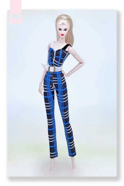 Black - Luxury Dress For Barbie Doll Clothes Clothing And Accessories For Barbie Dresses Costume Sportwear Uniform Gowns Fashionista By WTB