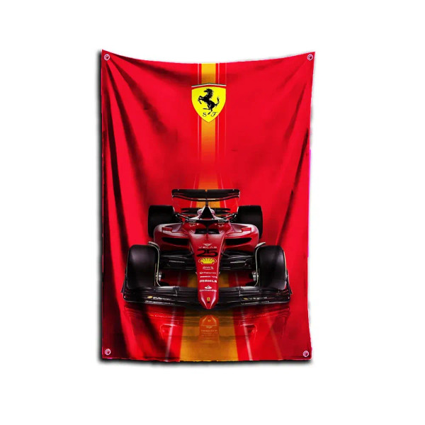 Camouflage, Size: 60 X 90Cm - 3X5 Ft F1 Racing Flag Polyester Digital Printing Banner For-F-F-Ferraris-Garage Wall Art Out Door Decoration With Brass Grommet By WTB
