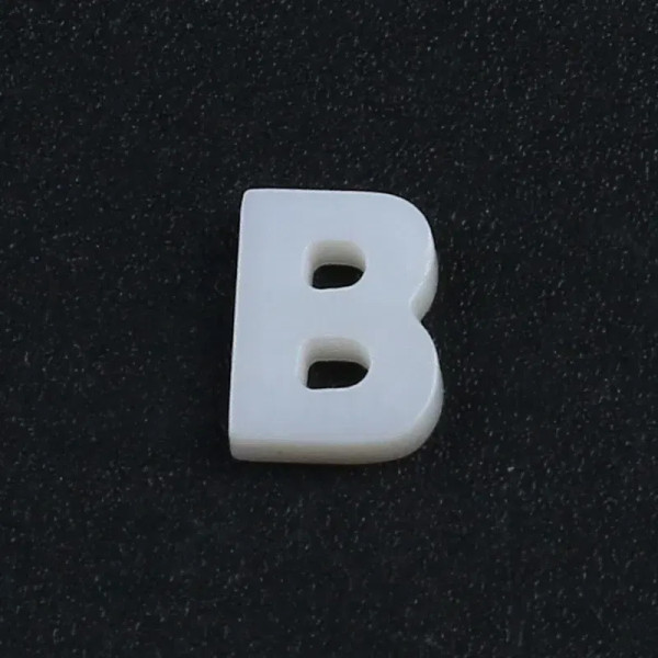 Black - Trend Diy Handmade Vertical Capital Letter Pendant Beads Jewelry Making Accessories Necklace Bracelet Letras Materiales By WTB