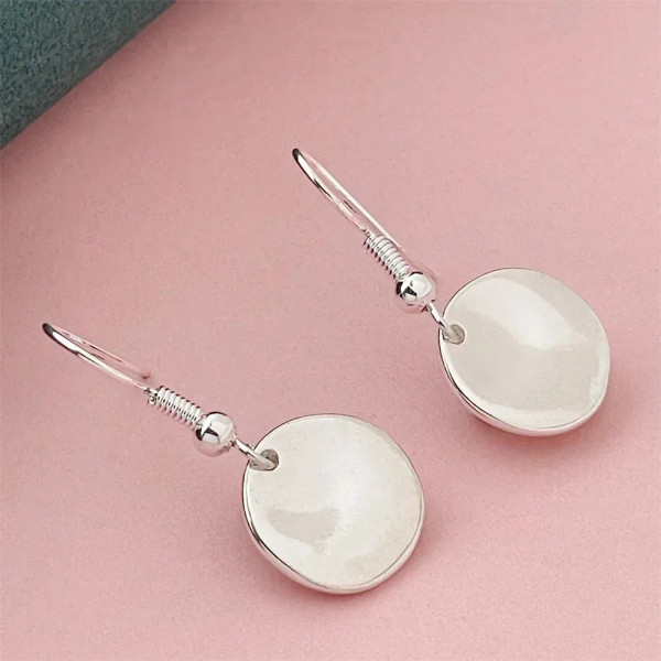 Gem Tan - 925 Silver Heart Shape Earrings Women Exquisite Student Jewelry Accessories By WTB