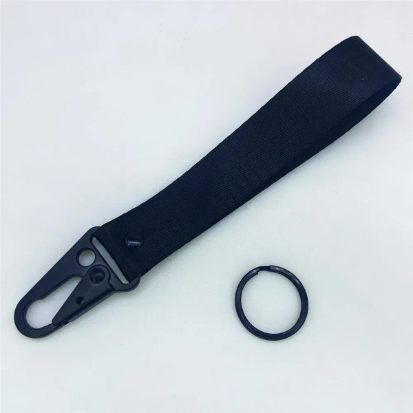 Black - Multifunctional Heavy Keychain Straps For Mobile Phones Camera Short Lanyard Neck Strap For Outdoor Activities Anti Loss Rope By WTB