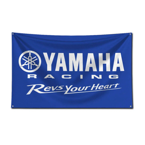 Camouflage, Size: 120 X 180Cm - 3X5 Ft Motorcycle Racing Y-Ya-Ma-Has Flag Polyester Digital Printing Banner For Garage Wall Art Out Door Decoration With Grommet By WTB