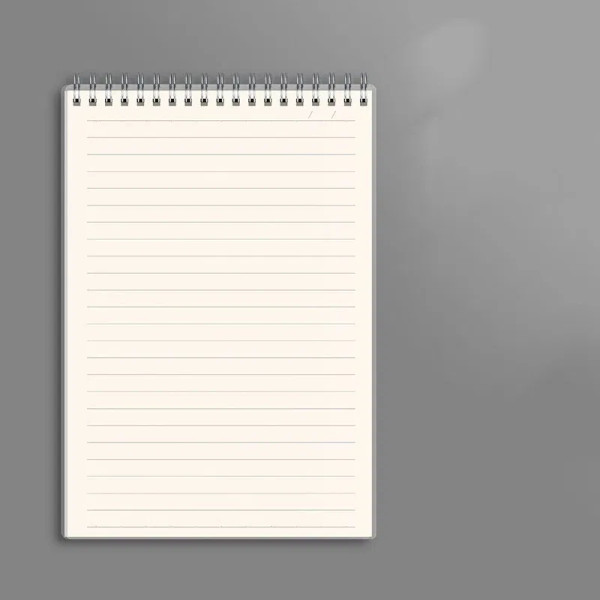 White, Size: B5 - A4 A5 B5 Spiral Book Coil Notebook To-Do Lined Dot Blank Grid Paper Journal Diary Sketchbook For School Supplies Stationery By WTB