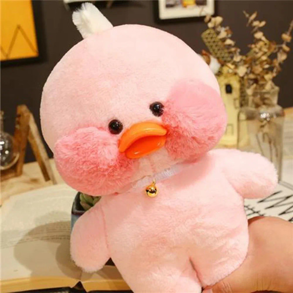 Green, Height: 11Cm-30Cm - 30Cm Kawaii Lalafanfan Duck Plush Toy Cartoon Lalafanfan Duck Doll Soft Stuffed Animal Plushie Birthday Gifts For Girl Children By WTB