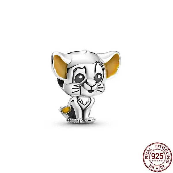 Lemon Yellow - New Charm Plata De Ley 925 Silver Disney Star Warsries Mandalorian Helmet Charm Bead Fit Original Brand Bracelet Birthday Gift By WTB