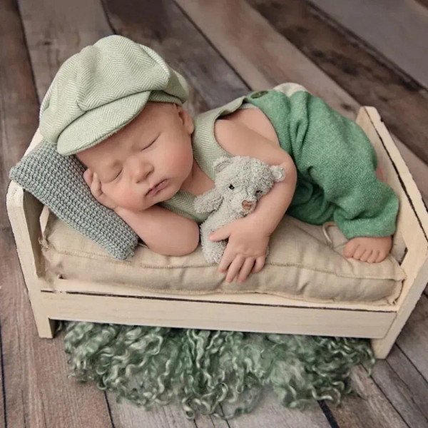 Original Baby Costumes Romper Newborn Photography Props Hat Overalls Baby Photo Accessories Christmas Baby Clothing Photo Outfit By WTB