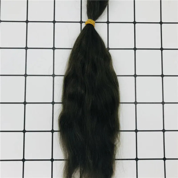 Chocolate - Top Quality Many Colors Reborn Doll Mohair Wig Natural Black White Light Coffee Colors Diy Bjd Doll Reborn Doll Hair Accessories By WTB