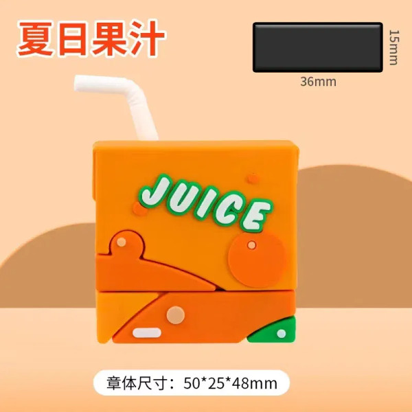 Red - Customized Name Stamp Paints Personal Student Child Baby Engraved Waterproof Non-Fading Kindergarten Cartoon Clothing Name Seal By WTB