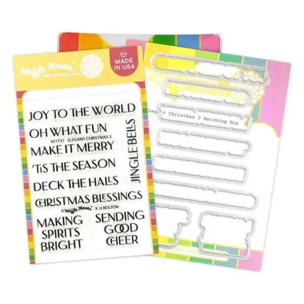 Light Yellow - Winter Holiday Layer Stencil Postage Cutting Dies And Stamp For Card Making Scrapbooking Handmade Diy Paper Craft Stencil By WTB