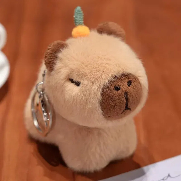 Gray, Height: 0-10Cm - Capybara Slap Snap Wrap Capibara Plushie Wristband Bracelet Kawaii Cute Dog Cat Plush Toy Hand Ring Creative Funny Gift By WTB