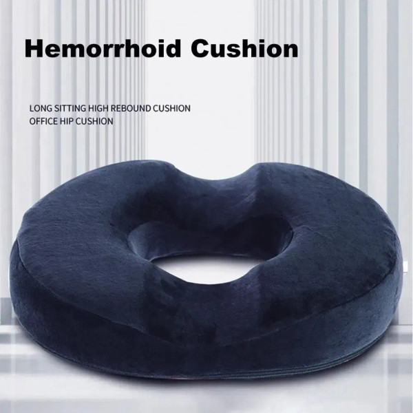 Red - 1Pcs Donut Pillow Hemorrhoid Seat Cushion Tailbone Coccyx Orthopedic Medical Seat Prostate Chair For Memory Foam Chair Cushion By WTB