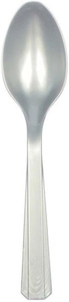 Nivi Vibrant Silver Plastic Spoons Pack Of 20 Eco Friendly Durable Eye Catching Perfect For Parties Events Ascn Snl 4547 18