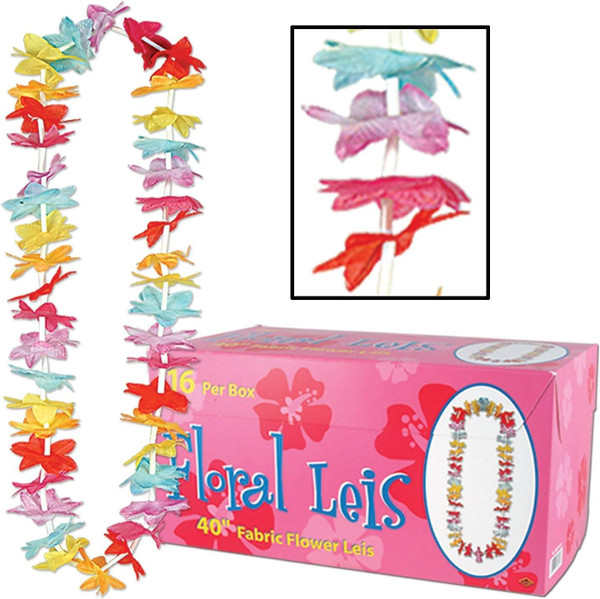 Nivi Floral Leis With Printed Retail Carton Multi Color Best Fba 50418 16L