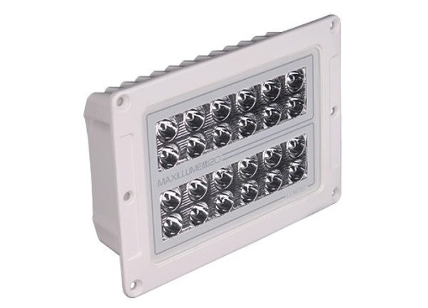 Lumitec Maxillume H120 Flood White Led Flush Mount White Housing 12 24V Lum101348