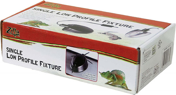 Nivi Zilla Low Profile Reptile Terrarium Fixtures Single Black Ceaq Fba 100528483