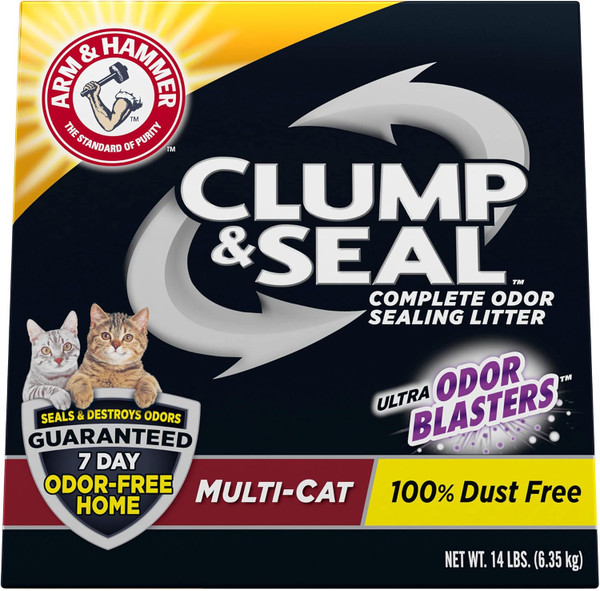 Nivi Arm Hammer Clump Seal Litter Multi Cat Litter 14Lb Ejds Fba 8404782