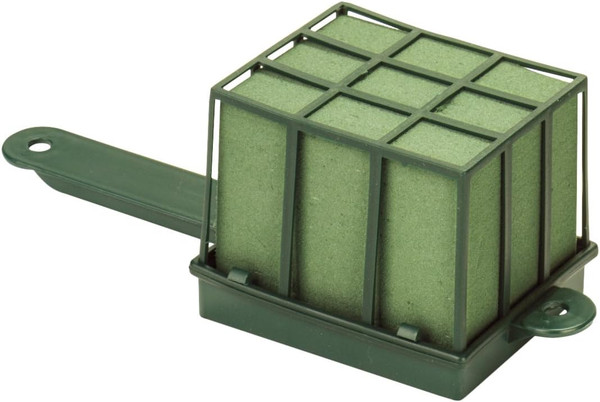 Nivi Floracraft Floral Cage Arranger With Floral Wetfm 3 25 Inch X 3 75 Inch X 4 6 Inch Green Nitm Fba 417031