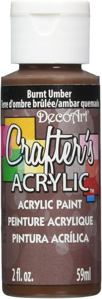 Nivi Decoart Acrylic Paint 2 Fl Oz Pack Of 1 Burnt Umber Nitm Snl 135489