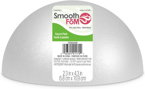 Nivi Floracraft Smoothfoam Half Ball 2 2 Inch X 4 5 Inch White Amzn Gr Nitm Snl 519925 5Ty 9Ik7Ef5 L Ln