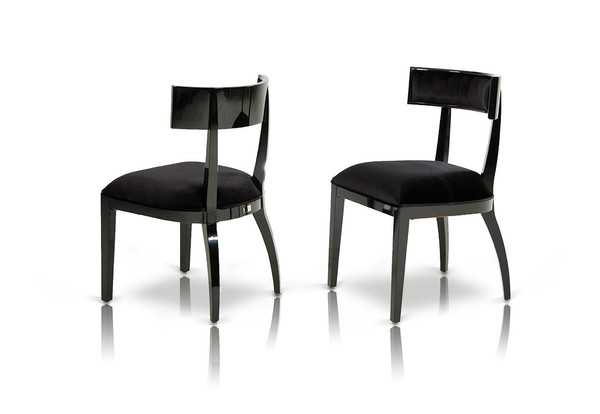Alek Modern Black Dining Chair Set Of 2 By Vig Vgunaa032