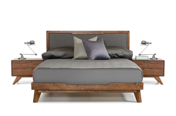 Nova Domus Soria Mid Century Grey Walnut Bedroom Set By Vig Vgmasoria Set