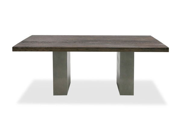 Modrest Renzo Modern Oak Concrete 79 Dining Table By Vig Vggrrenzo 79