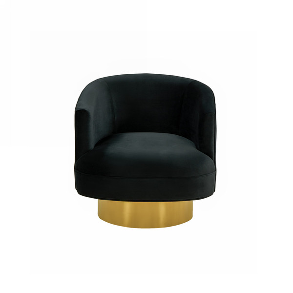 Divani Casa Basalt Modern Black Fabric Accent Chair By Vig Vgrh Rhs Ac 222