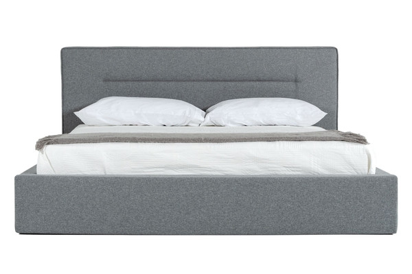 Nova Domus Juliana Queen Italian Modern Dark Grey Upholstered Bed By Vig Vgacjuliana Bed Q