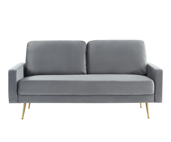 Divani Casa Huffine Modern Grey Fabric Sofa By Vig Vghcjym2030 Gry