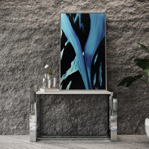 Modrest Fauna Modern White High Gloss Stainless Steel Console Table By Vig Vgbbbn 2X Ct Wht