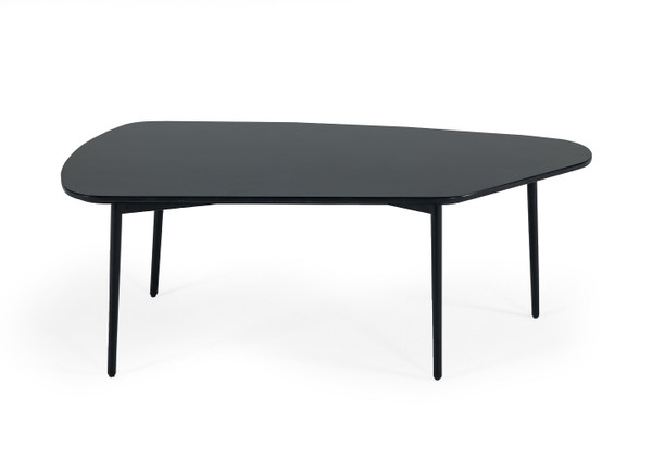 Modrest Andros Black Marble Black Metal Coffee Table By Vig Vggmm Ct 1582 Blk Ct