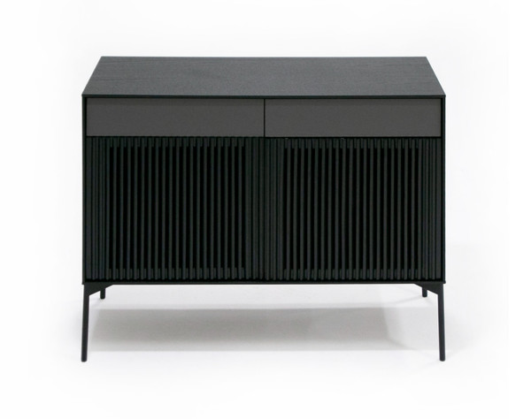 Modrest Casper Modern Mid Century Black Oak Buffet By Vig Vgdw J9696 Blk