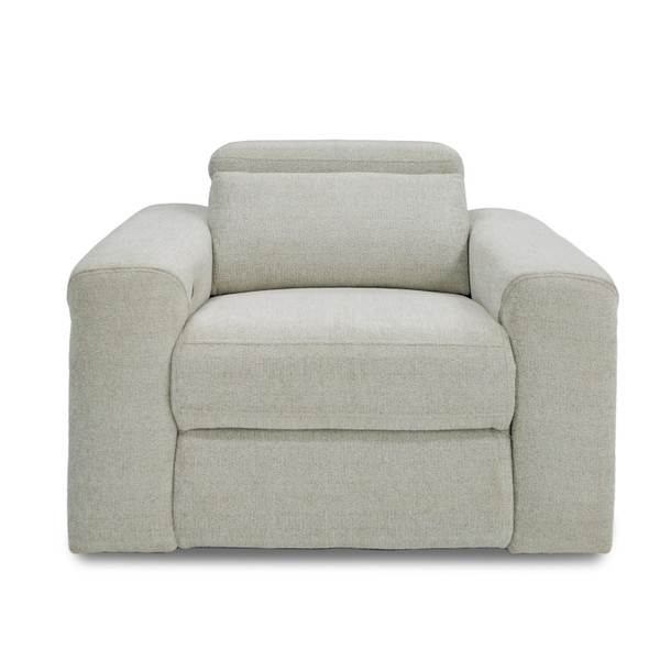 Divani Casa Gering Modern Beige Fabric Power Recliner Chair By Vig Vgmb R191 P2 Rcln Bge