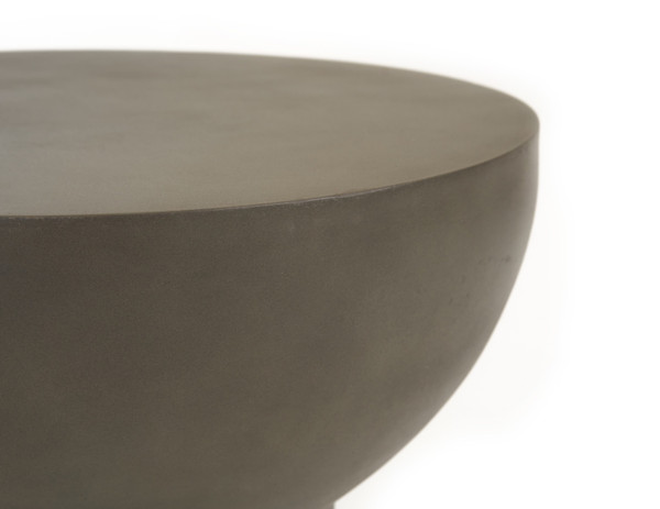 Modrest Fate Modern Grey Concrete End Table By Vig Vggr 614055 Gry