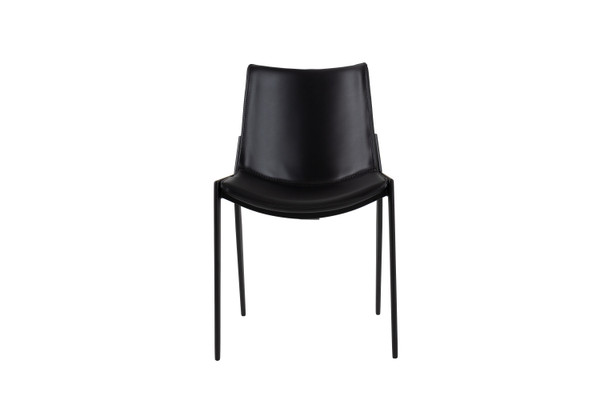 Modrest Murray Modern Black Vegan Leather Dining Chair Set Of 2 By Vig Vghr 3634 Blk