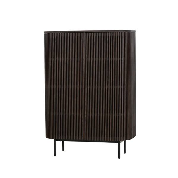 Modrest Clifton Modern Smoked Ash Tall Buffet By Vig Vgdw Dw2013 Smk