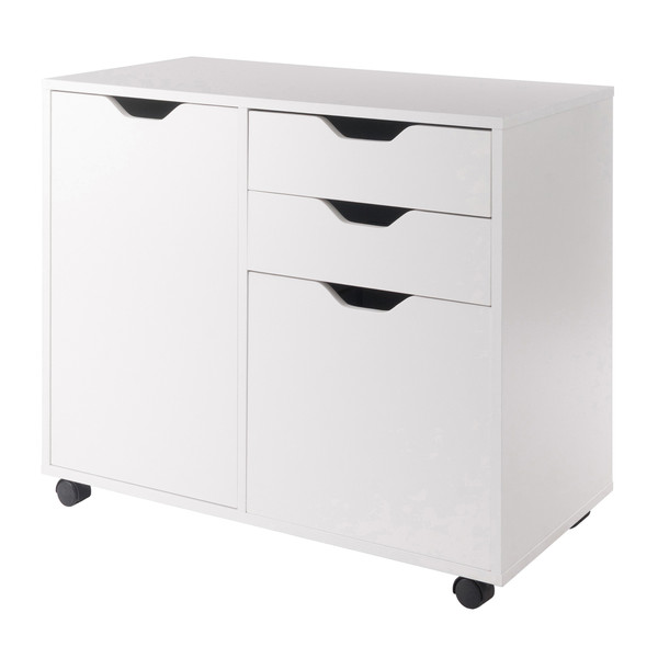 Halifax 5 Drawer Mobile Cabinet White 44124 By Winsome Wood