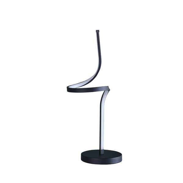 22 In Led Apollo Spiral Curved Tube Modern Table Lamp Hbl2461 By Ore