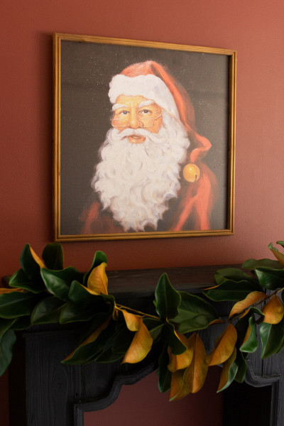 Framed Santa Print Cmk1206 By Kalalou