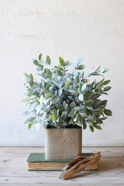 Artificial Sage Bush In A Square Pot Pack Of 4 Cnl1010K By Kalalou