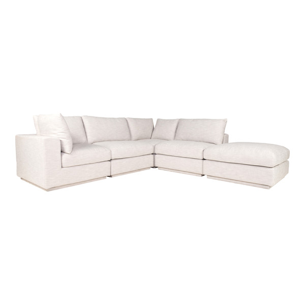 Moes Home Justin Dream Modular Sectional Taupe Rn 1134 39