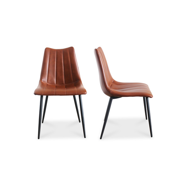 Moes Home Alibi Dining Chair Brown Set Of 2 Uu 1022 03