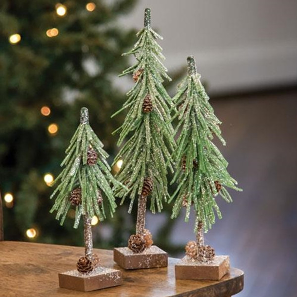 Glittered Pinecone Tree 8 F10047 By Cwi Gifts