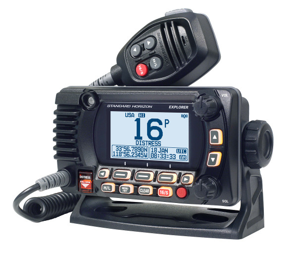 Standard Explorer Gps Black 25 Watt Vhf Stdgx1800Gb